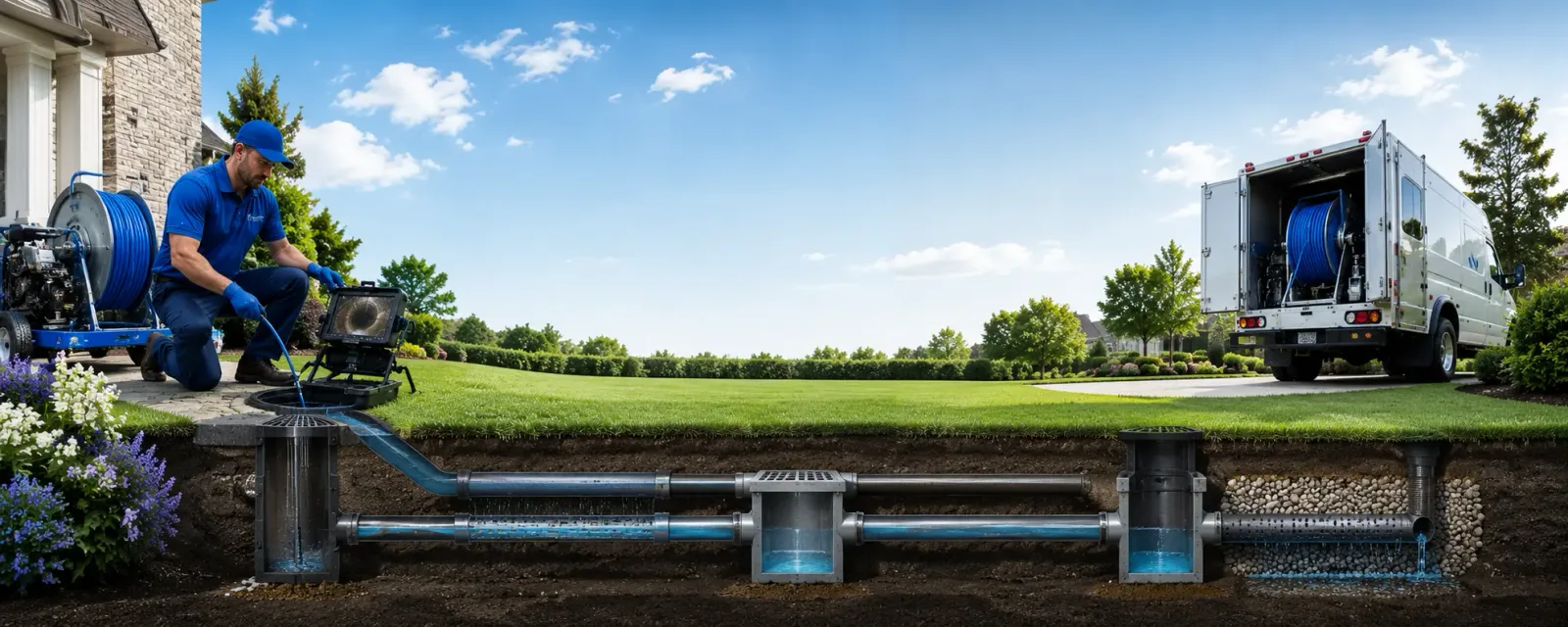 Outdoor drain cleaning information for Midland, MD