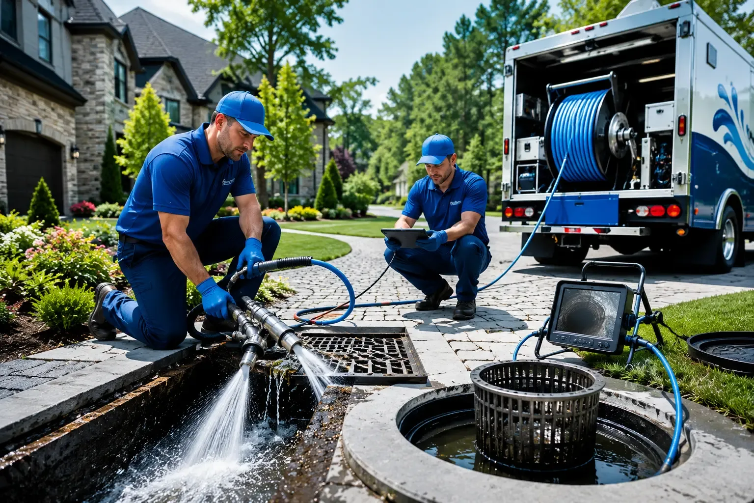 Local outdoor drain cleaning professionals in Midland, MD
